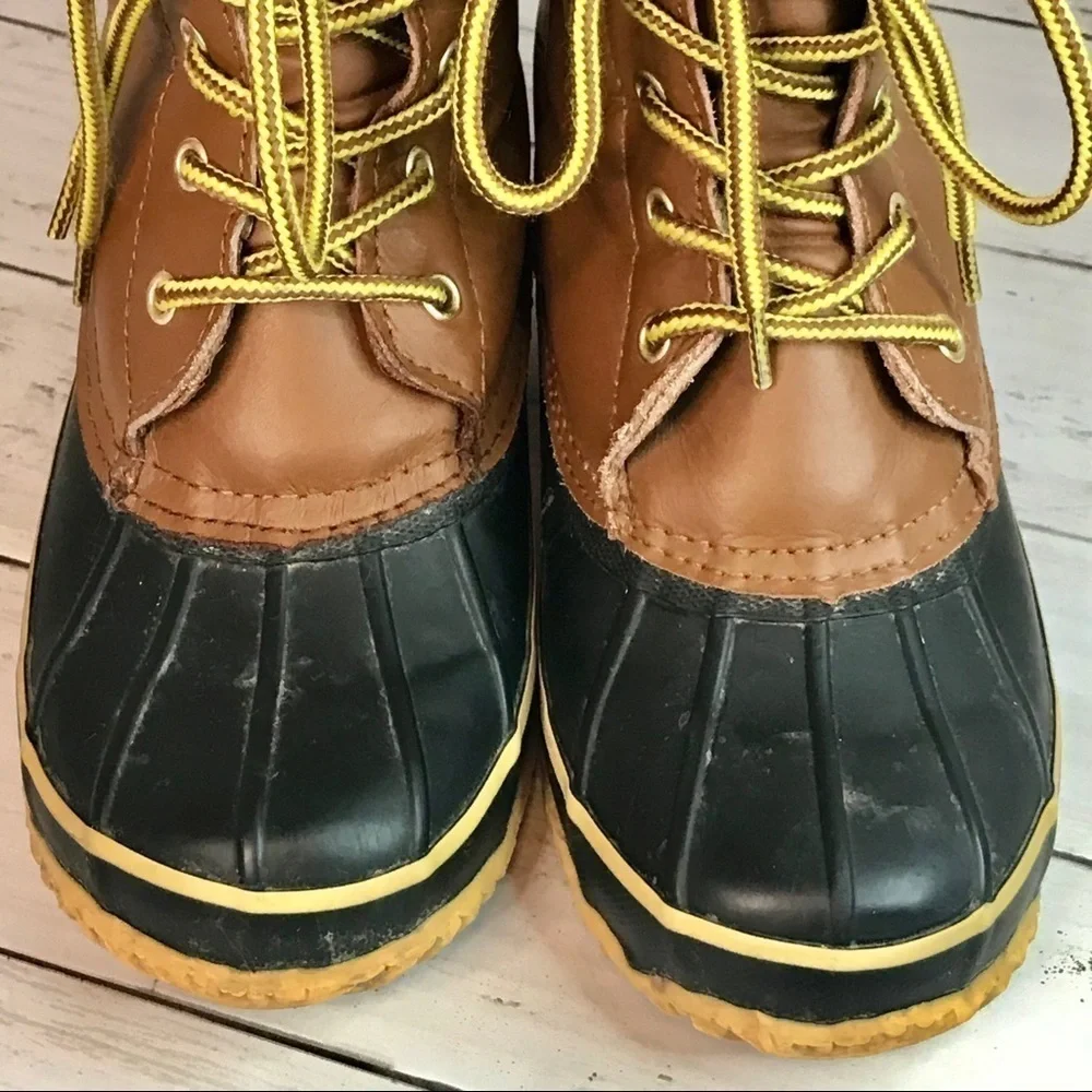 Route 66 Leather and Manmade Duck Boots